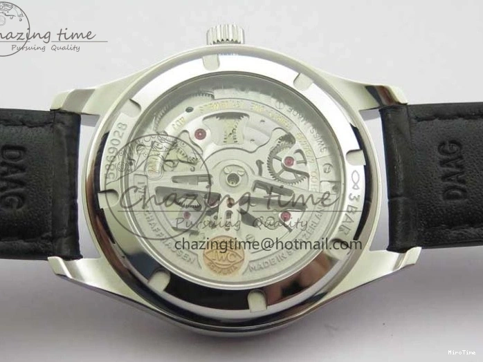 MIROTIME 0502 TimelessDesign Portuguese IW358304 ZF 1:1 Best Edition SS Blue Dial on Leather Strap A 7078